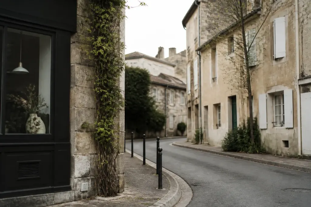 Petits commerces, vieux immeubles et rues calmes residentielles